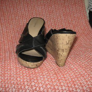 Black Wedge Shoe